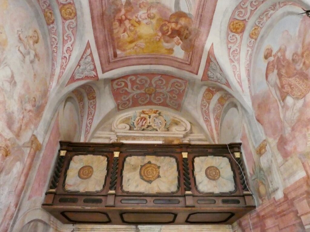 Bled Castle, chapel ceiling
