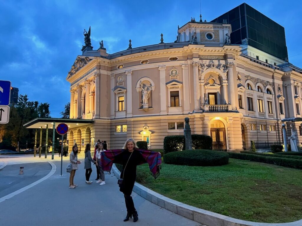 Ljubljana Slovenia opera house, Terry Anzur