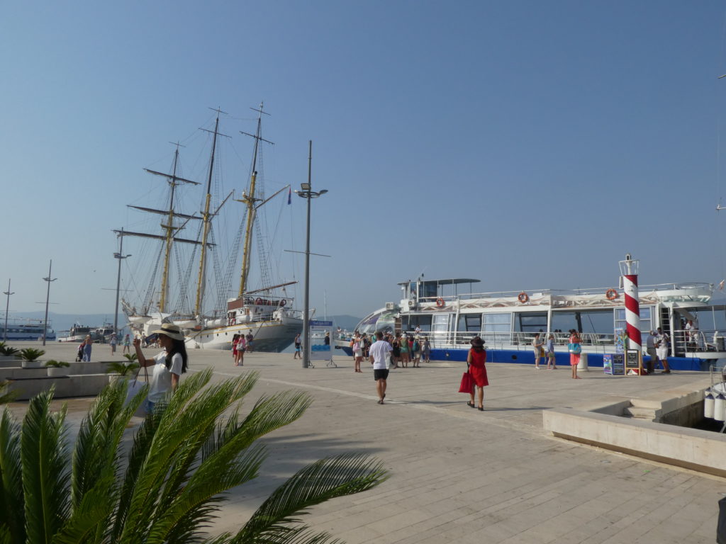Tivat, Montenegro waterfront promenade