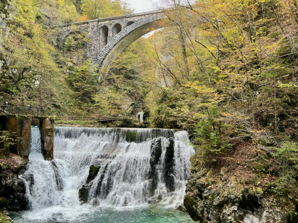 Šum waterfall, Vintgar gorge, Slovenia