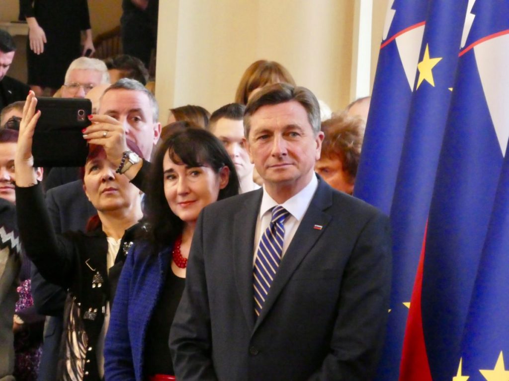 Visiting the President of Slovenia