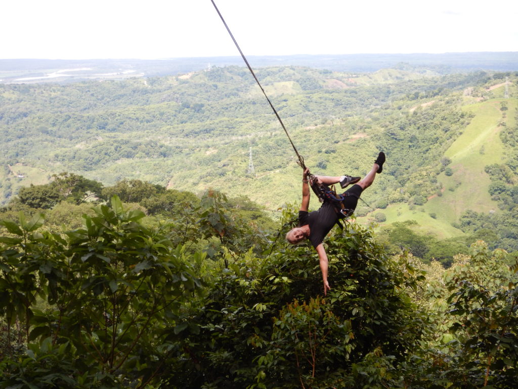 Tarzan line, Costa Rica, Terry Anzur, Osa Canopy Tour