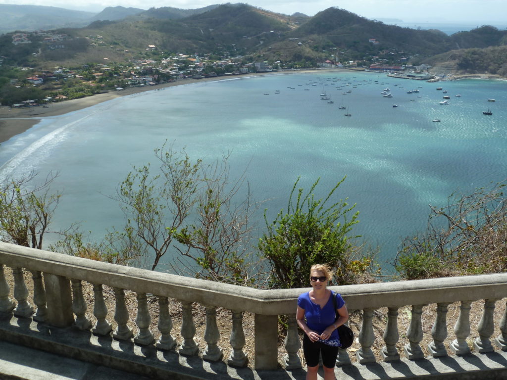 View of San Juan del Sur, Nicaragua from the Christ statue.