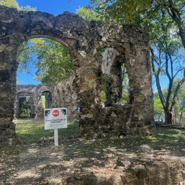 Fort Rodney ruins Pigeon Island St. Lucia