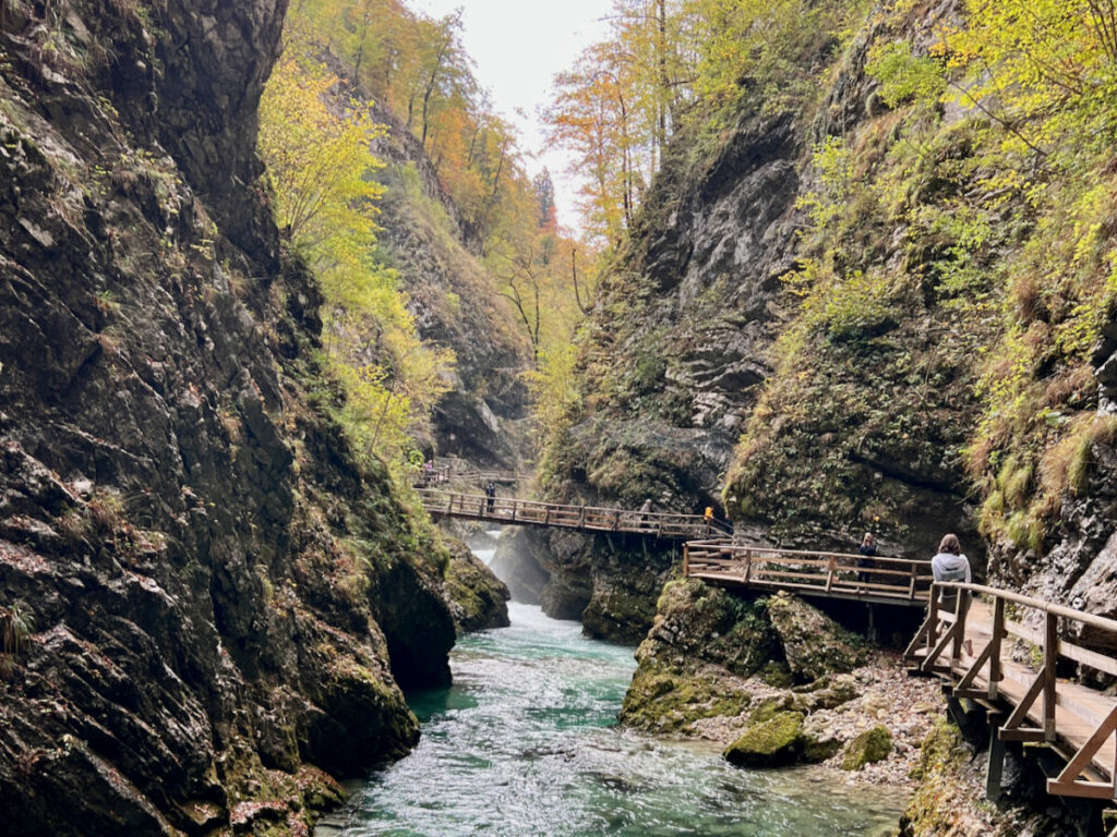 Vintgar Gorge Slovenia walkway