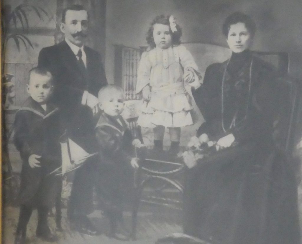 Anzur family portrait in Ljubljana.