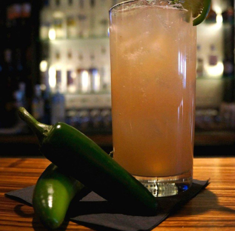 A spicy craft cocktail at Ginger will keep you warm.